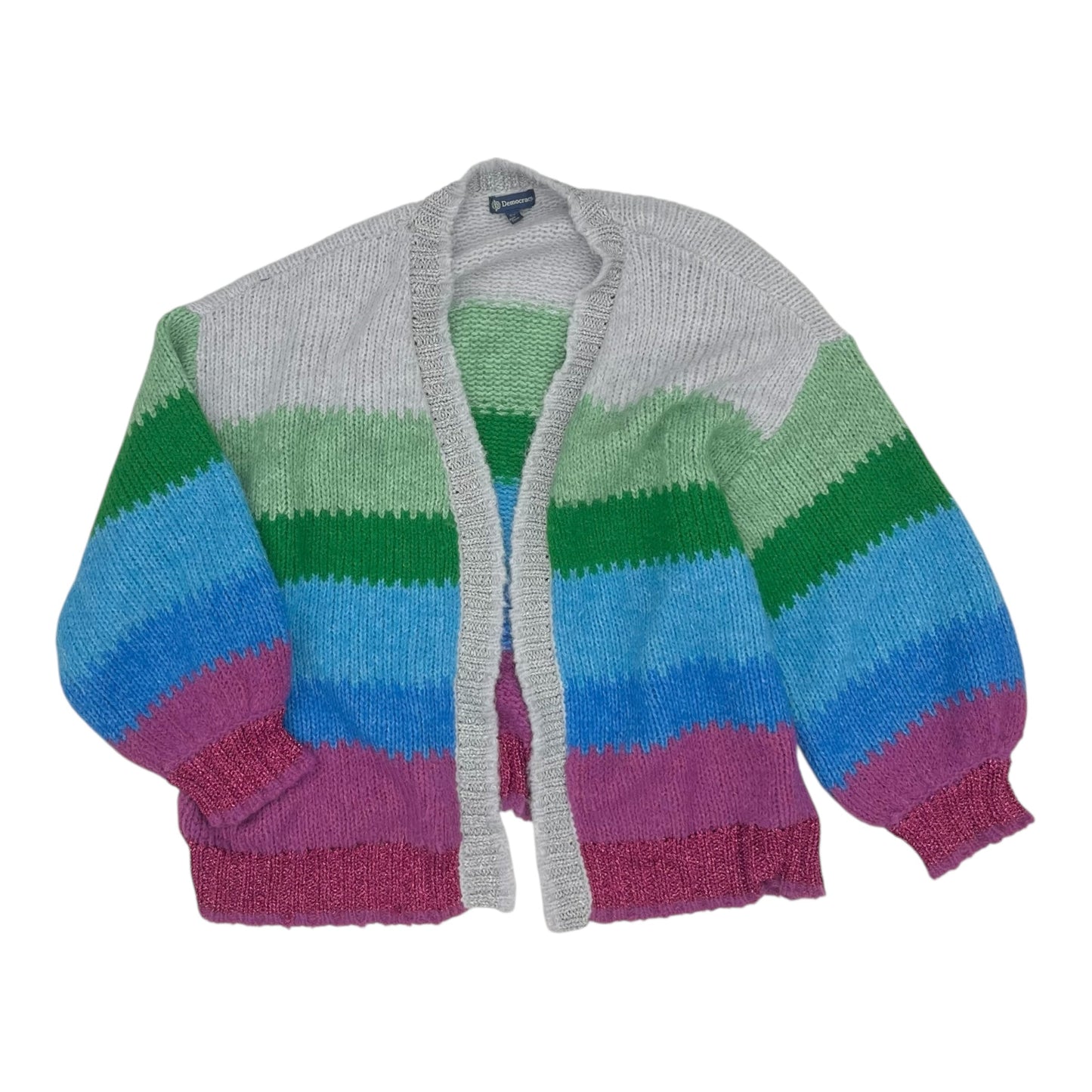 Sweater Cardigan By Democracy In Multi, Size:2X