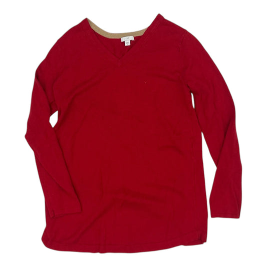 Sweater By J. Jill In Red, Size:S
