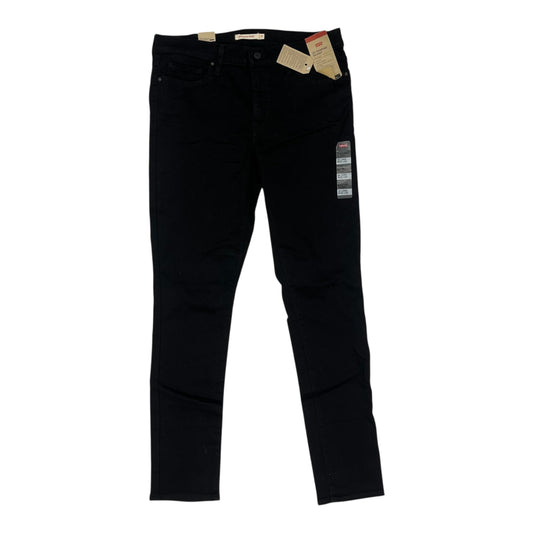 Jeans Skinny By Levis In Black, Size:14L