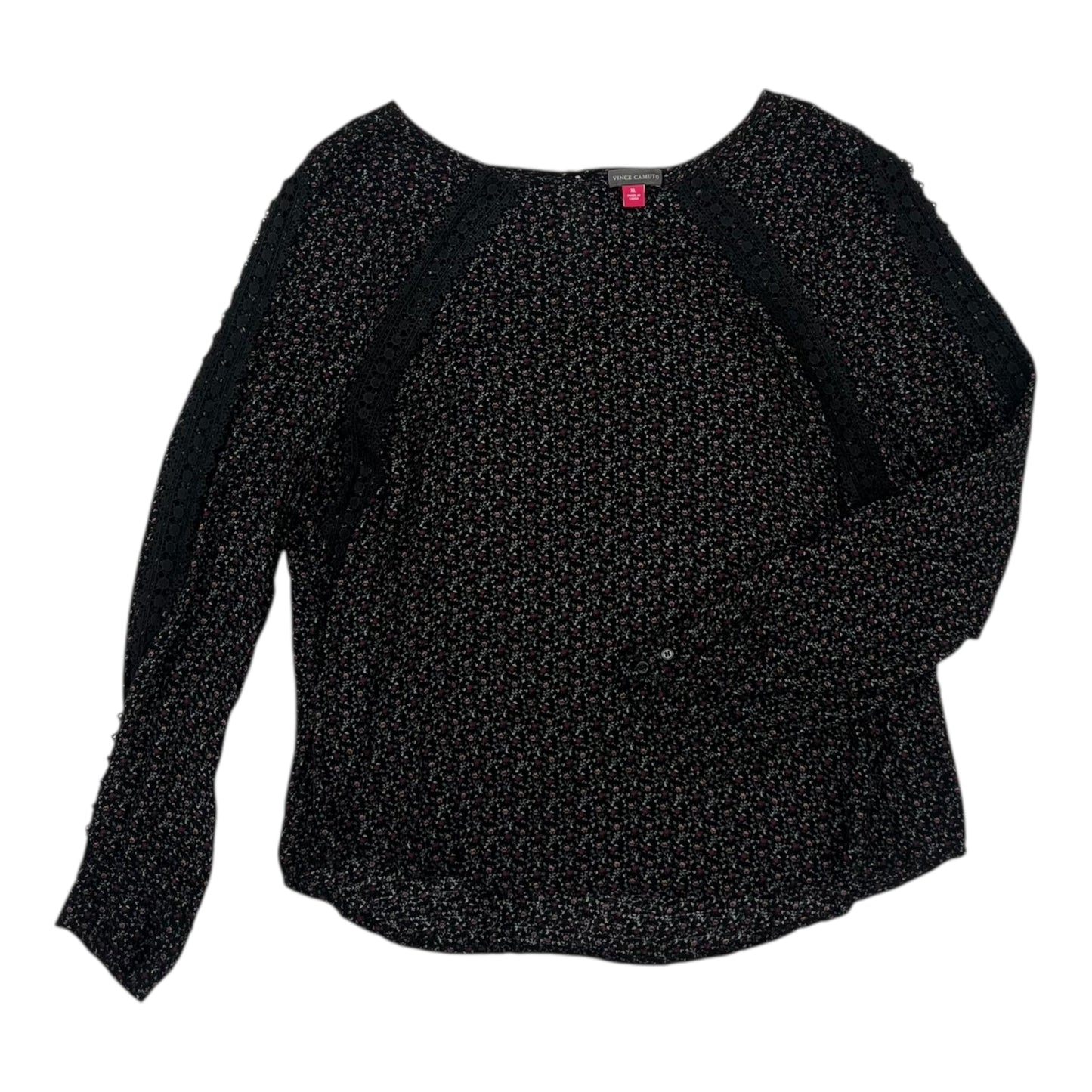 Blouse Ls By Vince Camuto In Floral Print, Size:Xl
