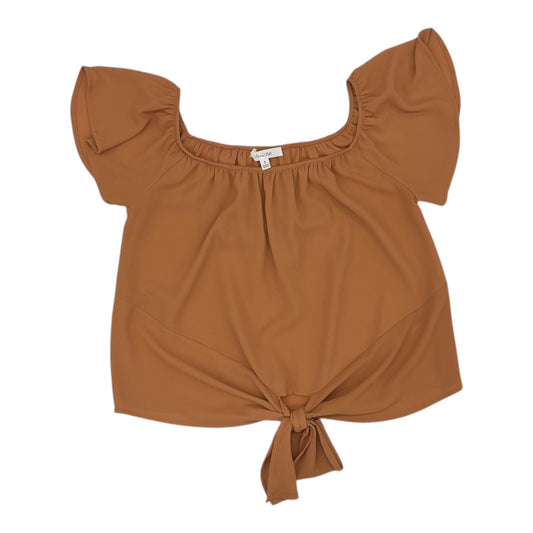 Top Ss By Active Usa In Tan, Size:S