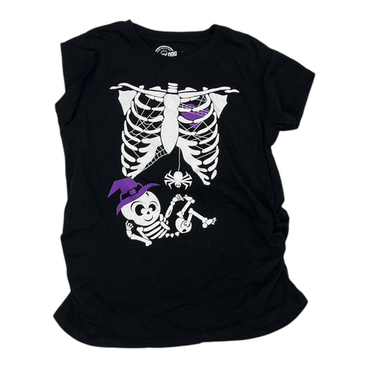 Mat Top Ss By Clothes Mentor In Black, Size:M