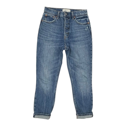 Jeans Skinny By Abercrombie And Fitch In Blue Denim, Size:2