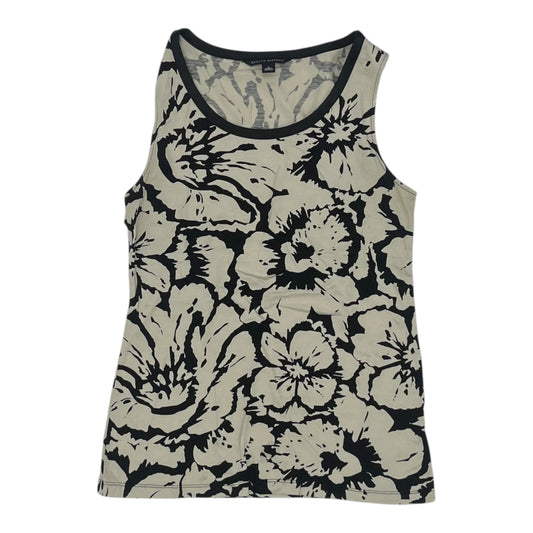Blouse Sleeveless By Banana Republic In Black & Tan, Size:S