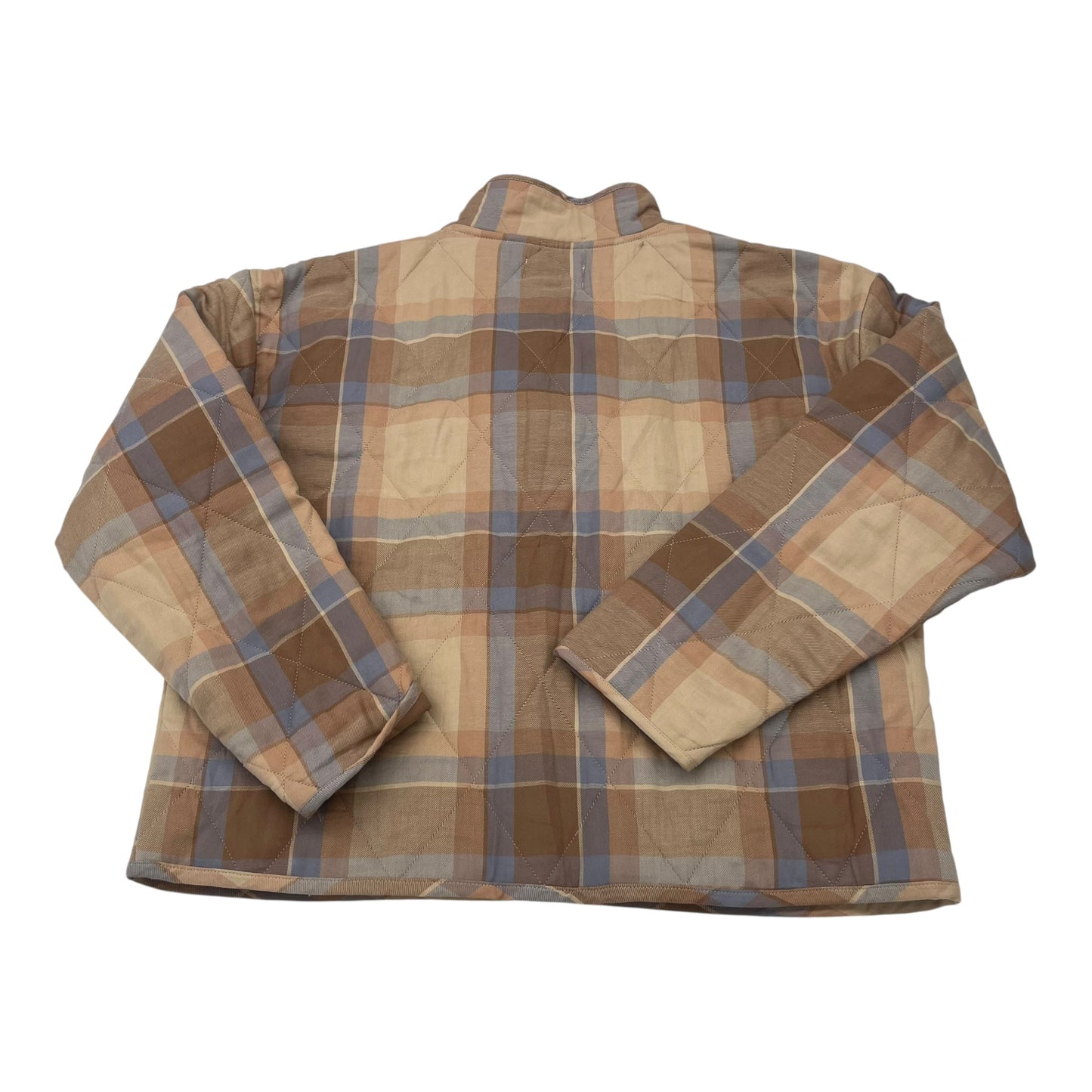 Jacket Puffer & Quilted By Z Supply In Grey & Tan, Size:L