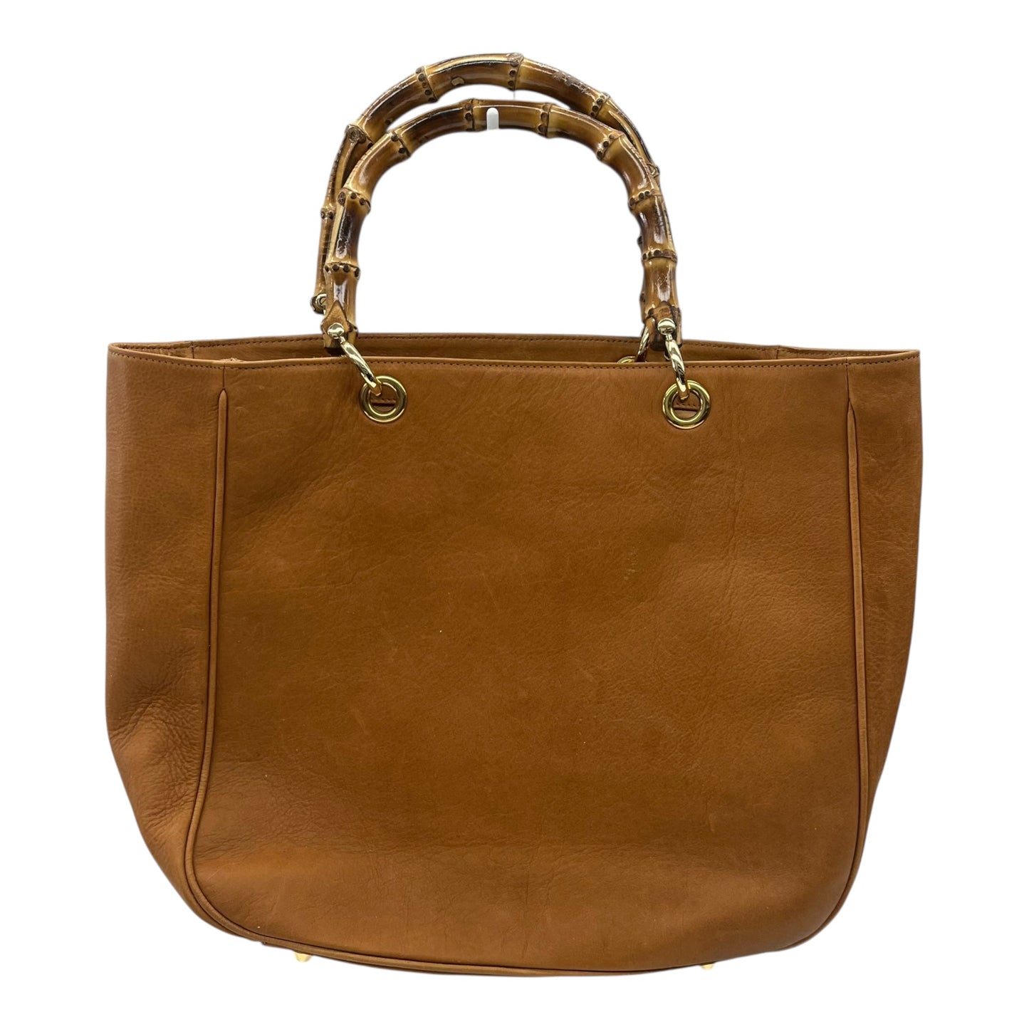 Tote Leather By Cma In Brown, Size:Large