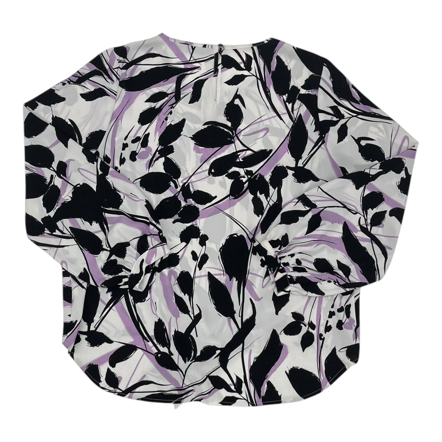 Blouse Ls By Apt 9 In Floral Print, Size:L