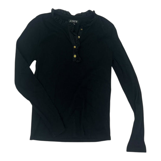 Top Ls By J. Crew In Black, Size:M