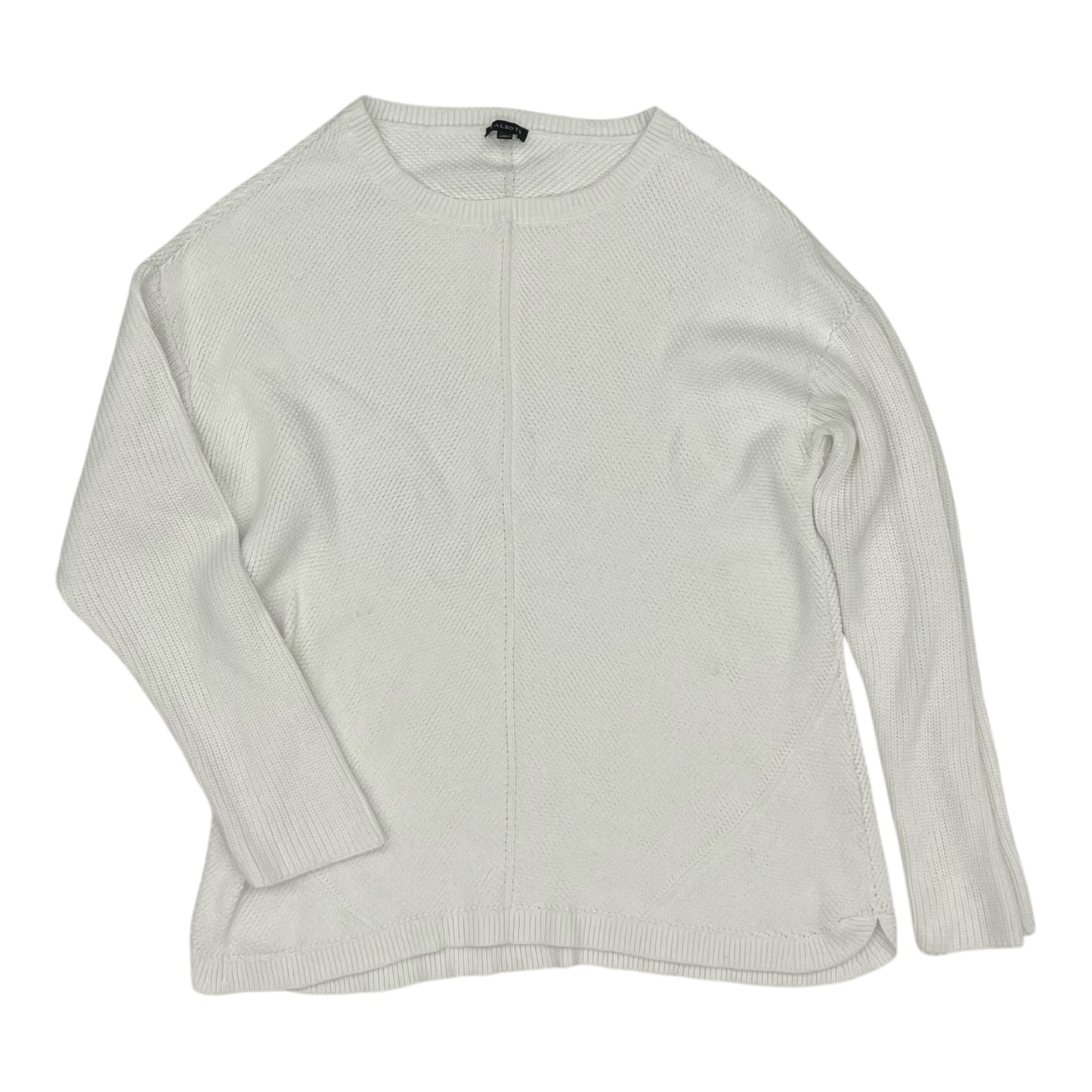 Sweater By Talbots In White, Size:Xl