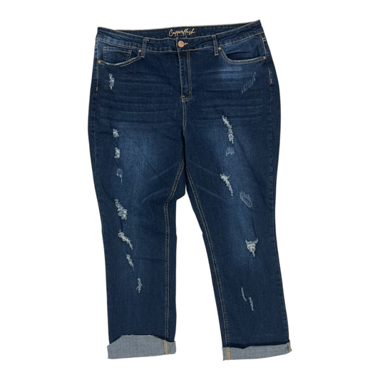 Jeans Skinny By Cme In Blue Denim, Size:22