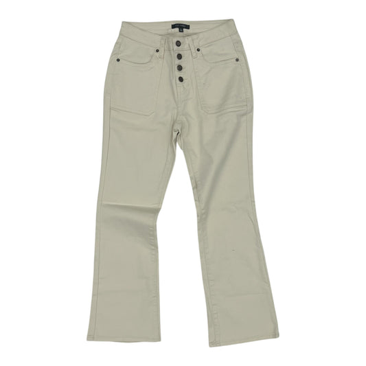 Jeans Flared By Daily Thread In Cream Denim, Size:6