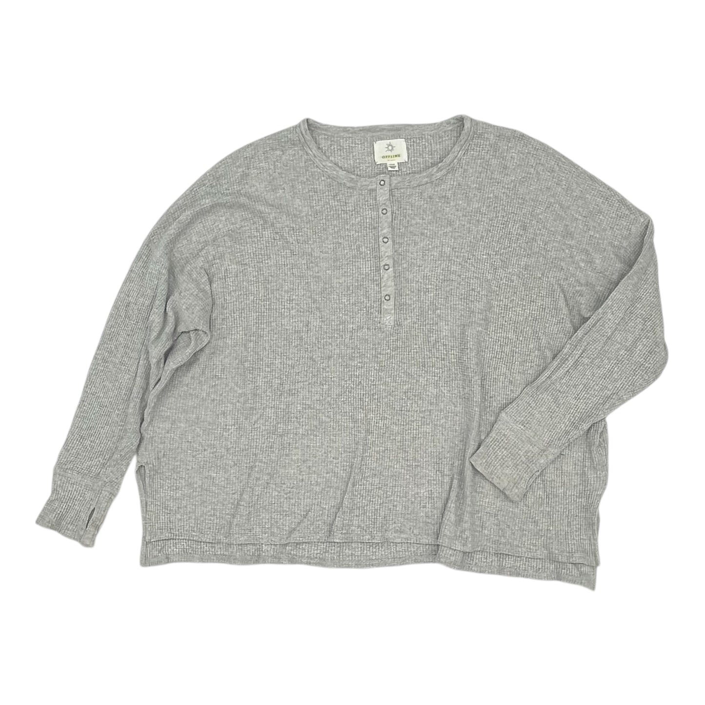 Top Ls By Aerie In Grey, Size:Xl