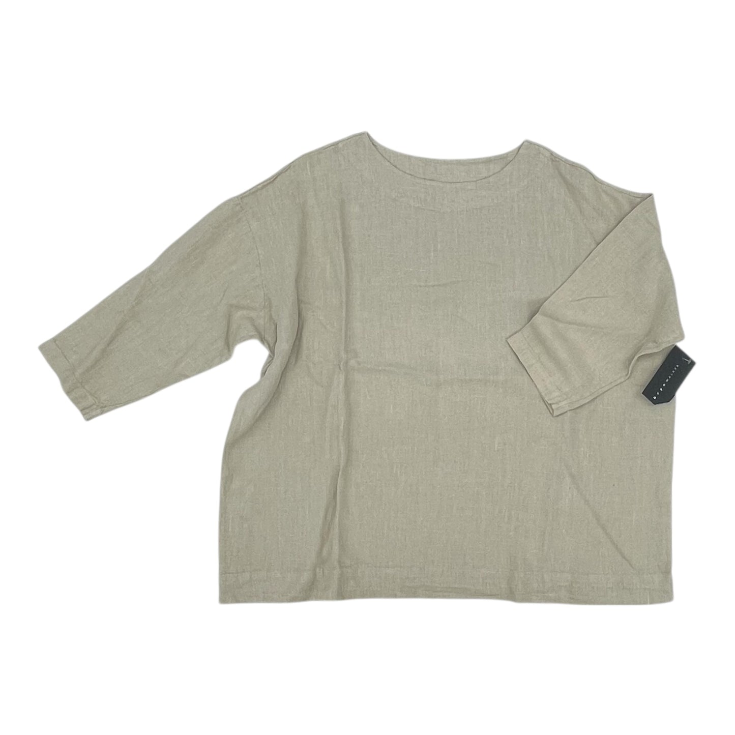 Top 3/4 Sleeve By Bryn Walker In Tan, Size:M