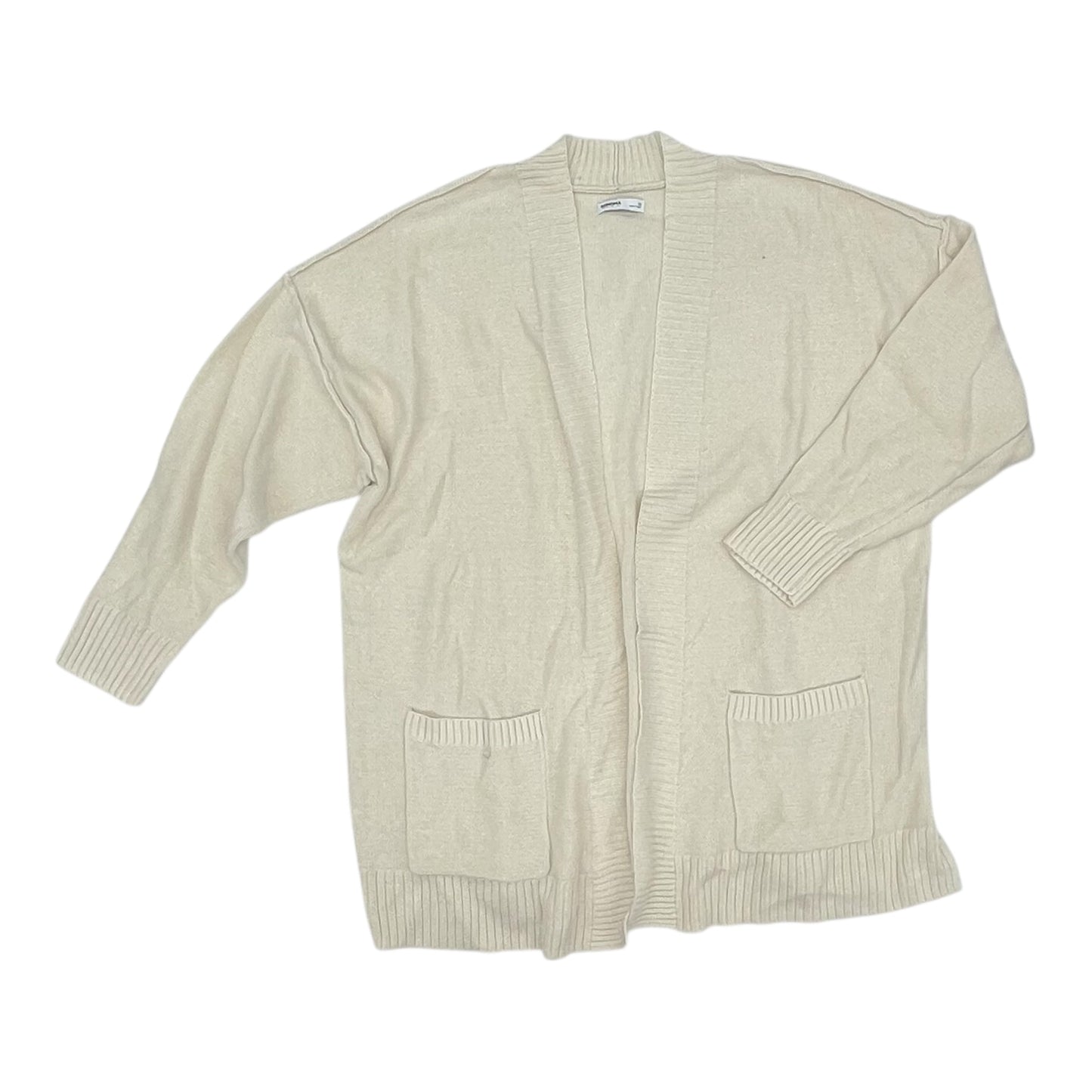 Sweater Cardigan By Sonoma In Cream, Size:3X