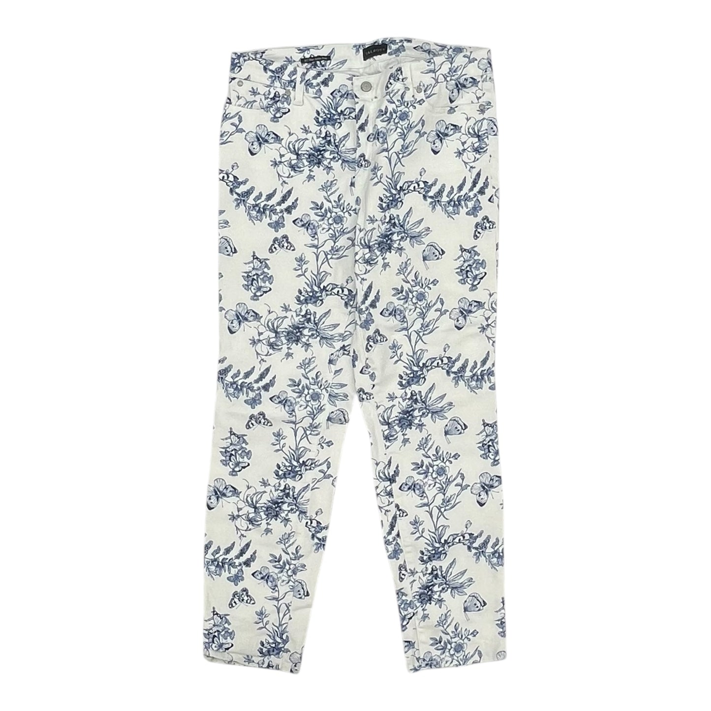 Jeans Skinny By Talbots In White Denim, Size:10