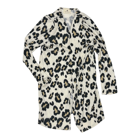 Cardigan By Betseys Boutique Shop In Leopard Print, Size:M