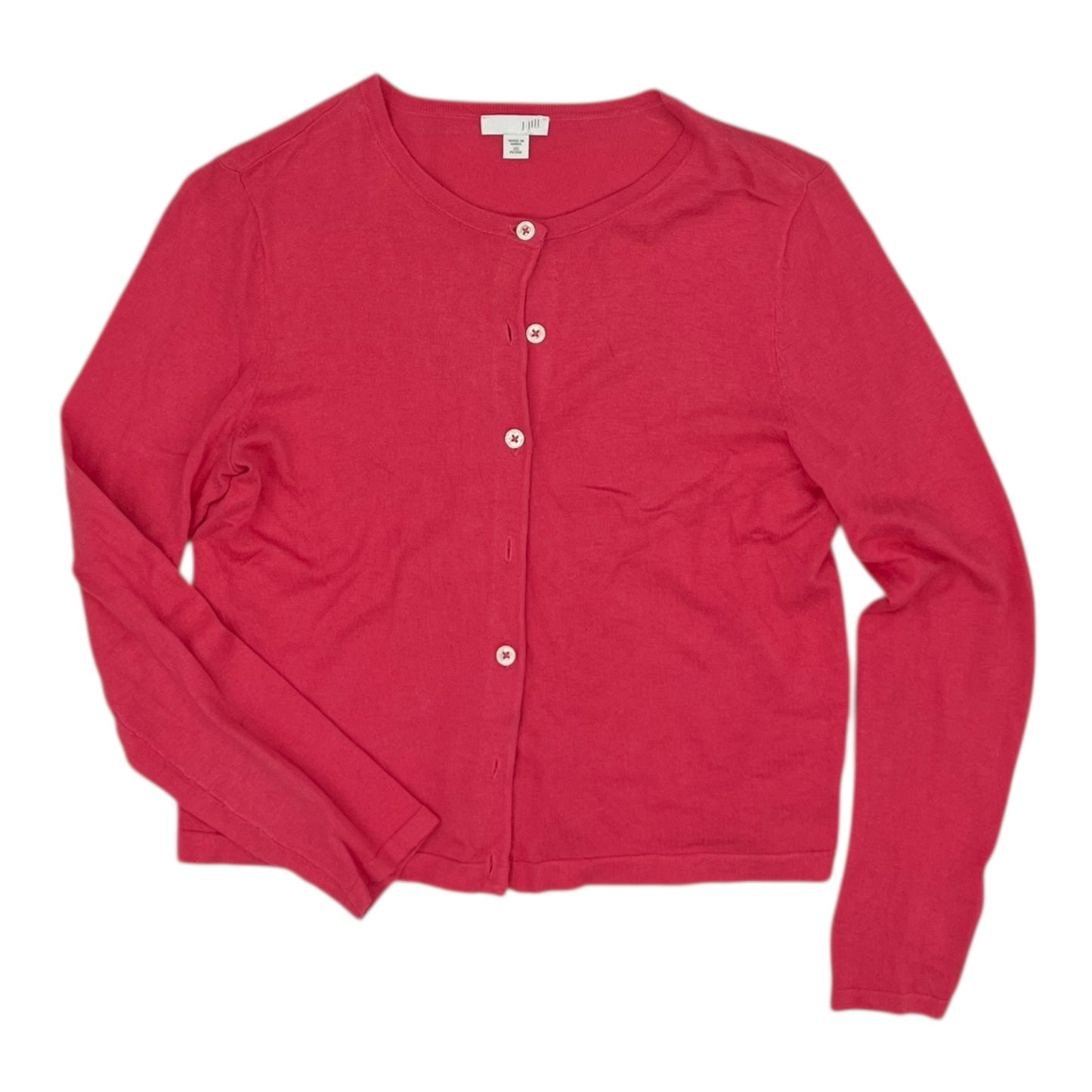 Cardigan By J. Jill In Pink, Size:Xsp