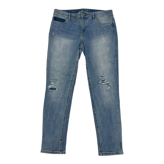 Jeans Skinny By White House Black Market In Blue Denim, Size:8