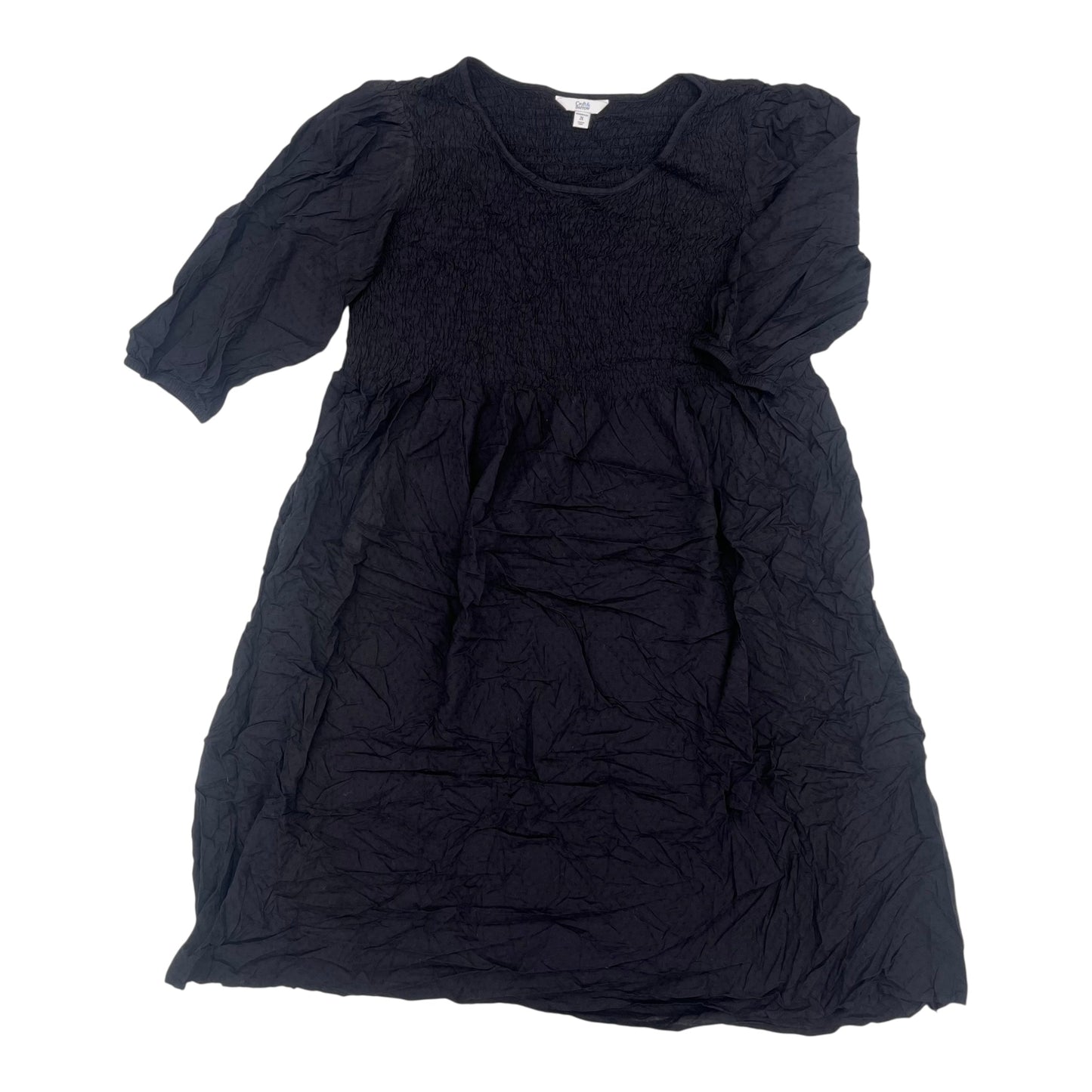 Dress Casual Short By Croft And Barrow In Black, Size:2X