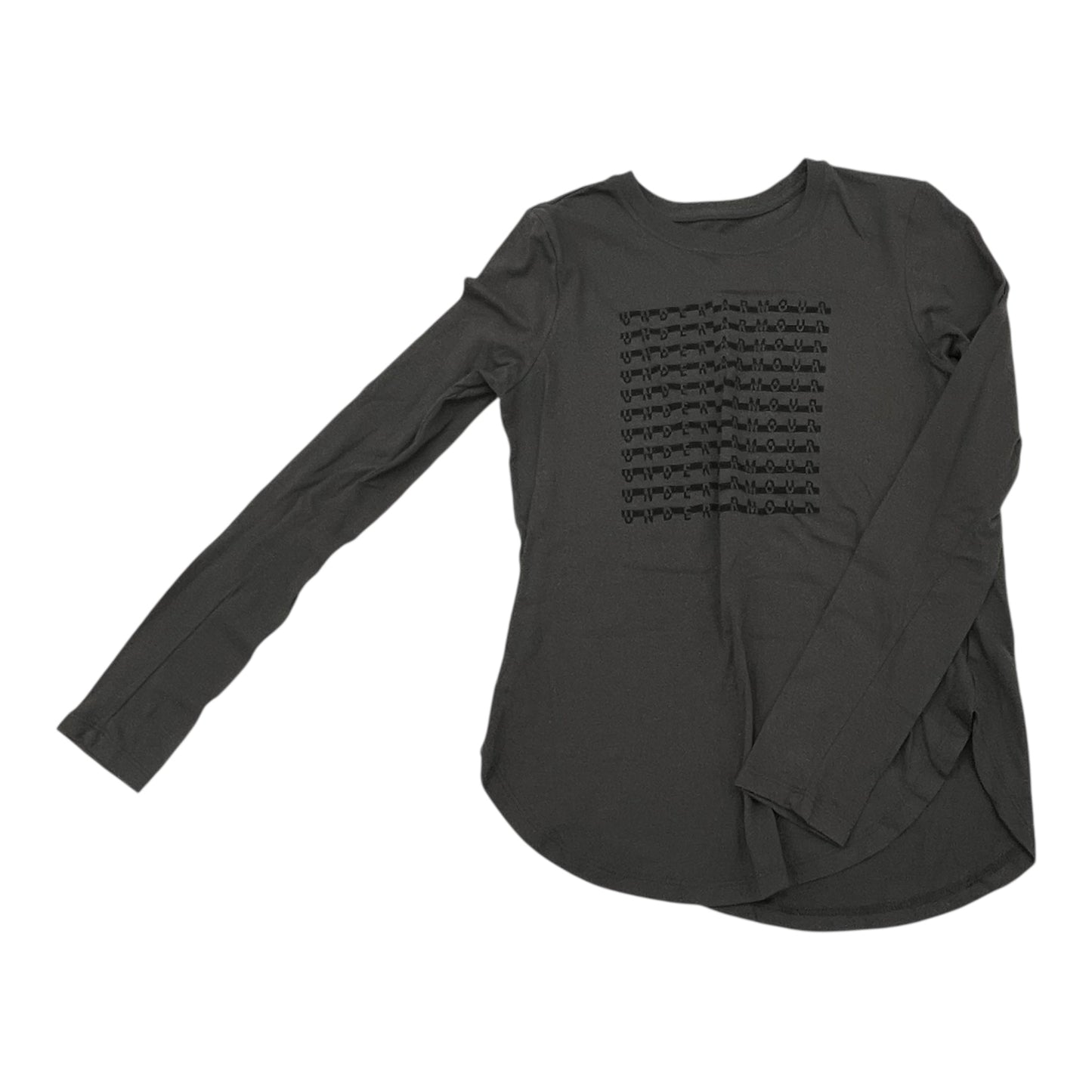 Athletic Top Ls Collar By Under Armour In Grey, Size:Xs