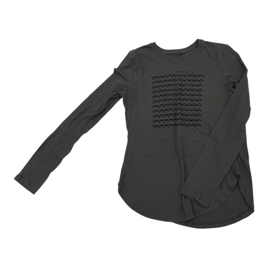 Athletic Top Ls Collar By Under Armour In Grey, Size:Xs