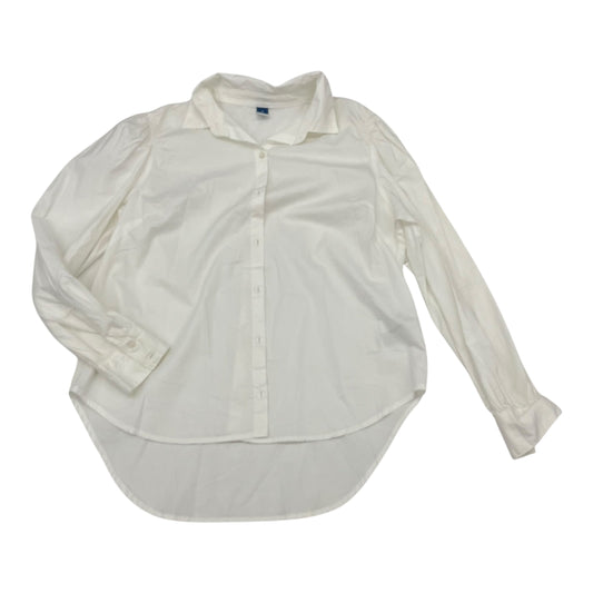 Blouse Ls By Old Navy In White, Size:M