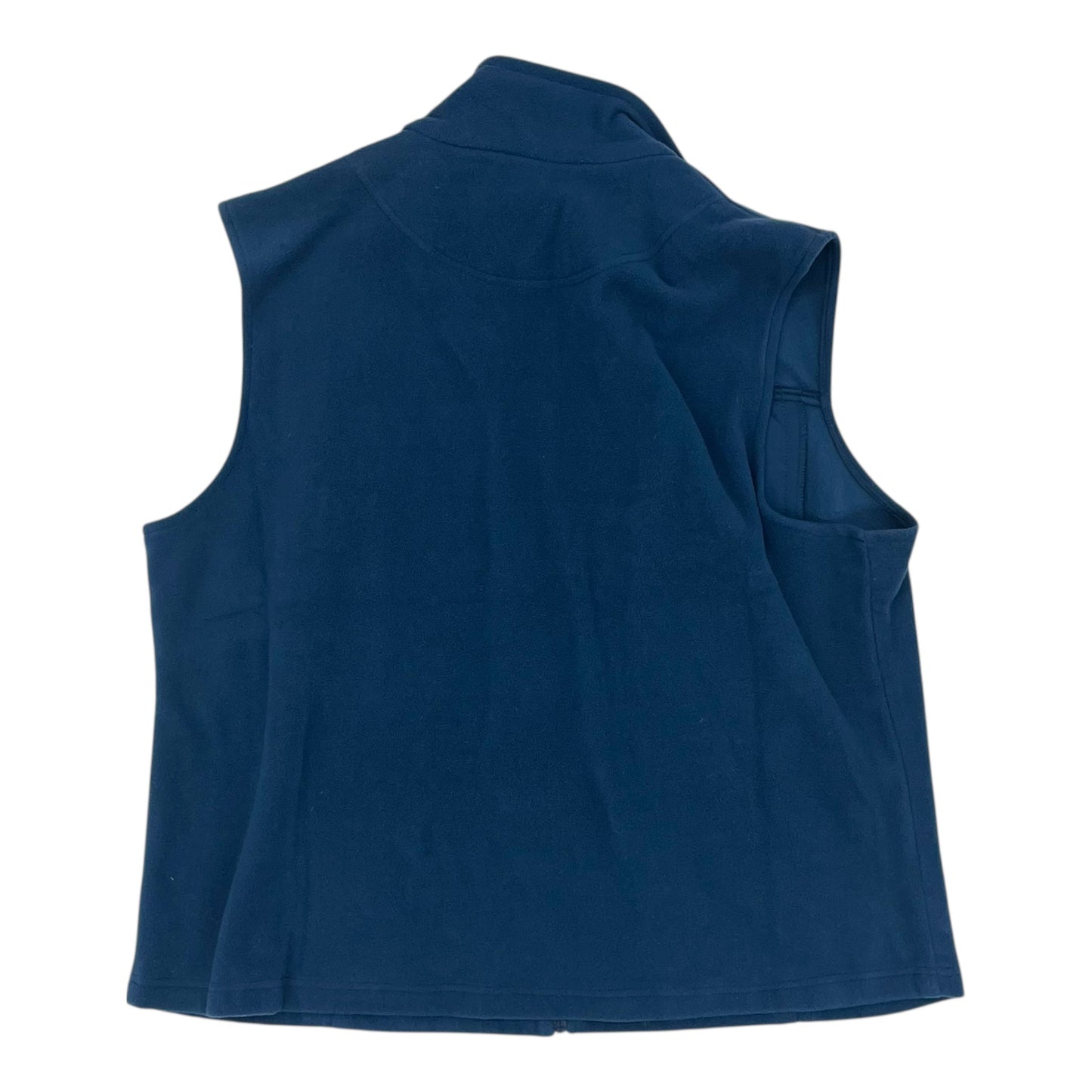Vest Fleece By Natural Reflections In Blue, Size:2X