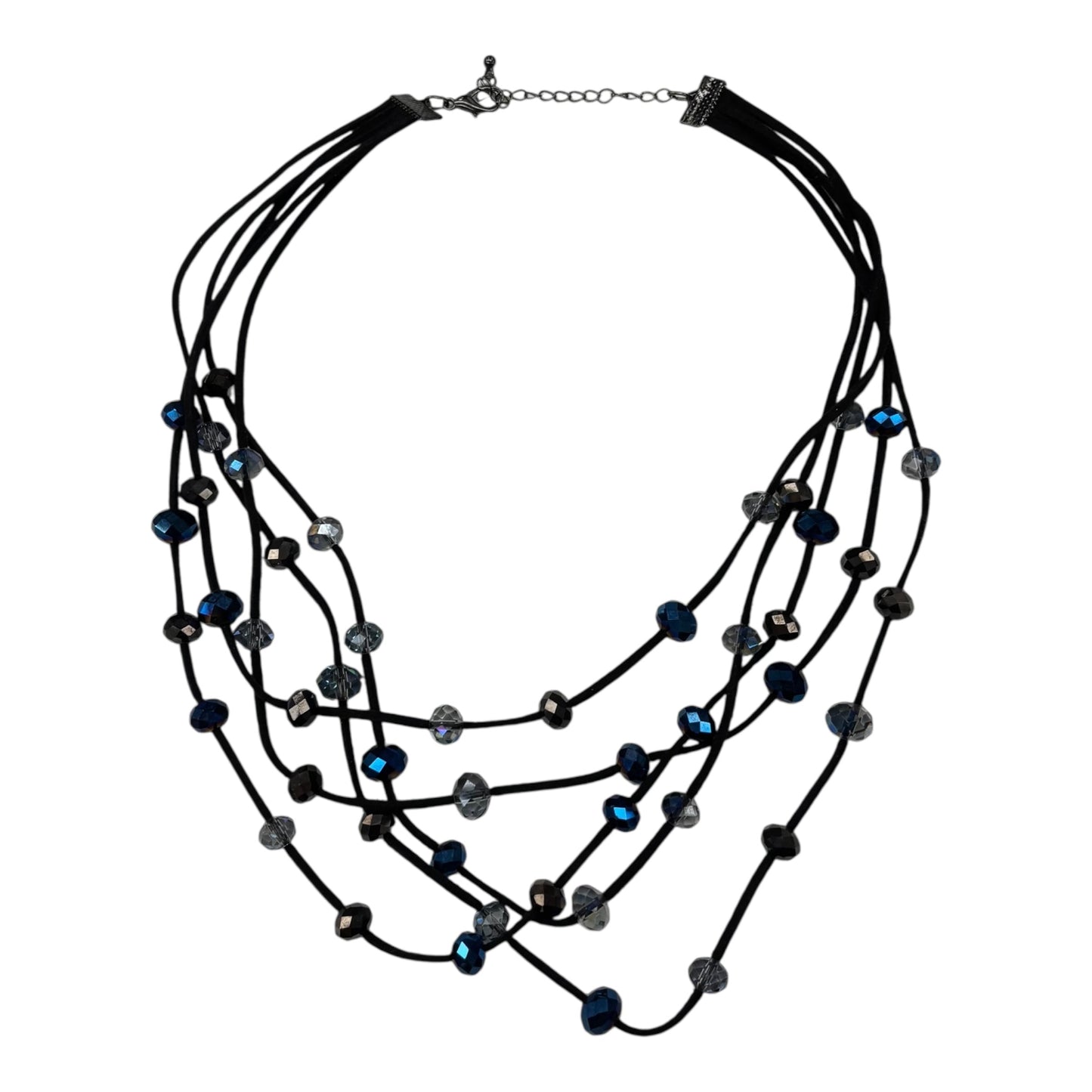 NECKLACE LAYERED by    CLOTHES MENTOR In BLACK & BLUE