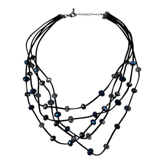 NECKLACE LAYERED by    CLOTHES MENTOR In BLACK & BLUE