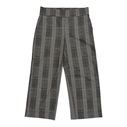 Pants Cropped By Liverpool In Black & Brown, Size:8