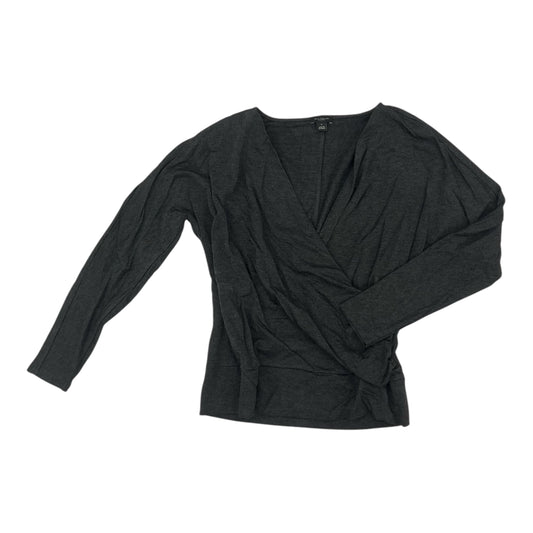 Top Ls By Ann Taylor In Grey, Size:S