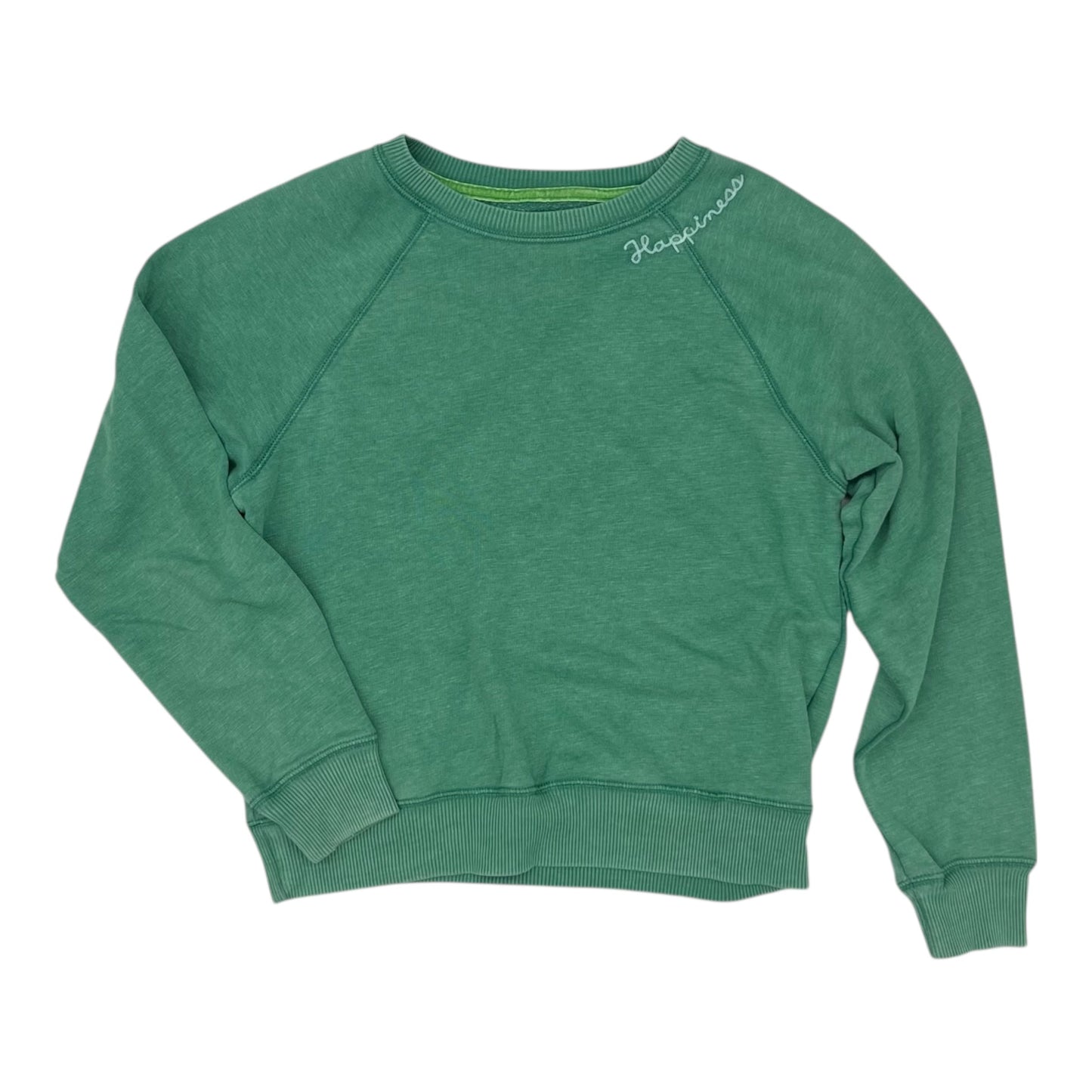 Sweatshirt Crewneck By American Eagle In Green, Size:Xs