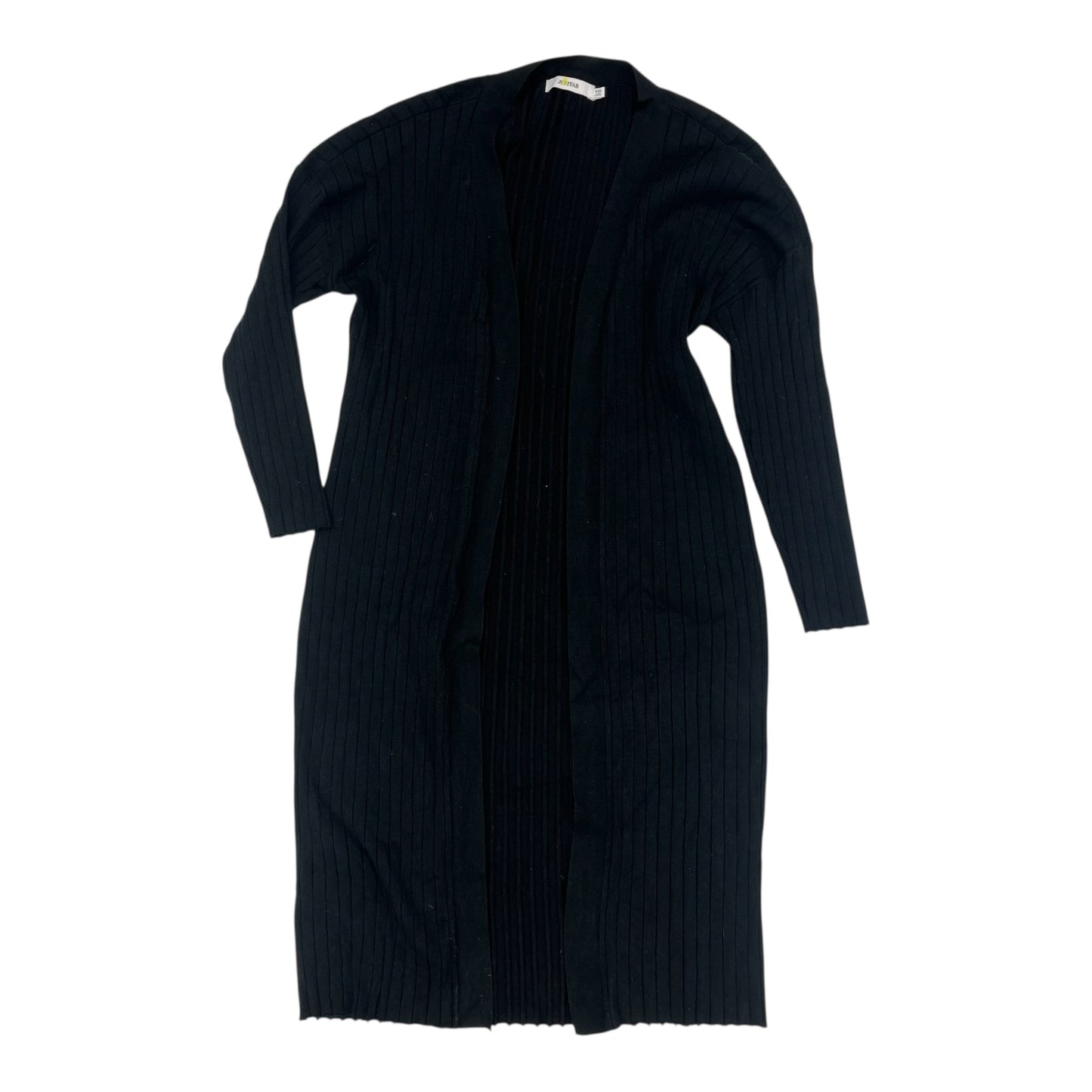 Sweater Cardigan By Just Fab In Black, Size:Xxl