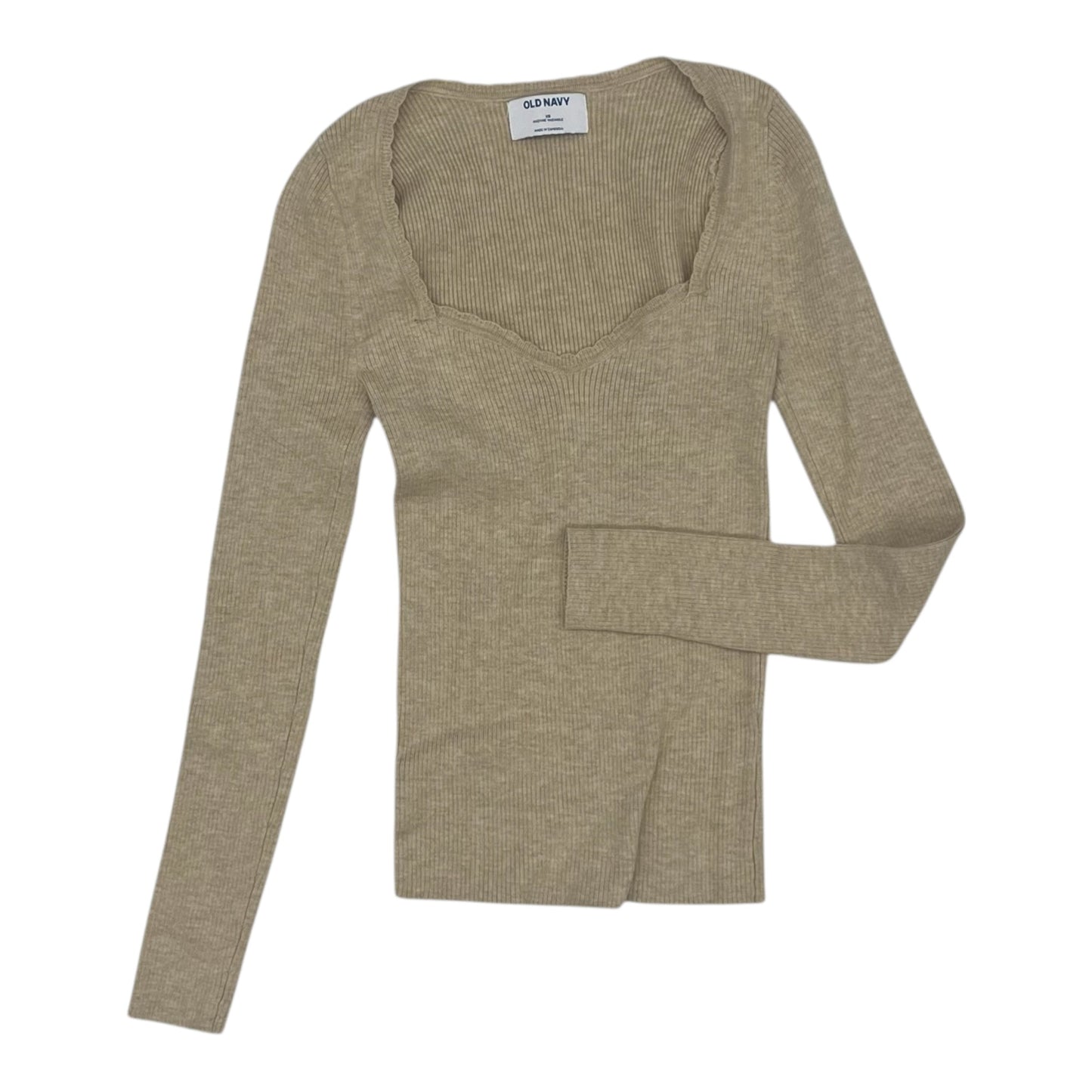Sweater By Old Navy In Tan, Size:Xs