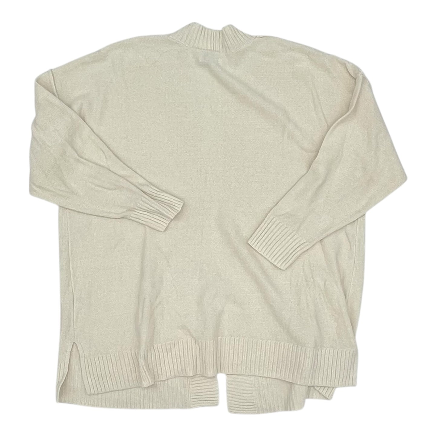 Sweater Cardigan By Sonoma In Cream, Size:3X