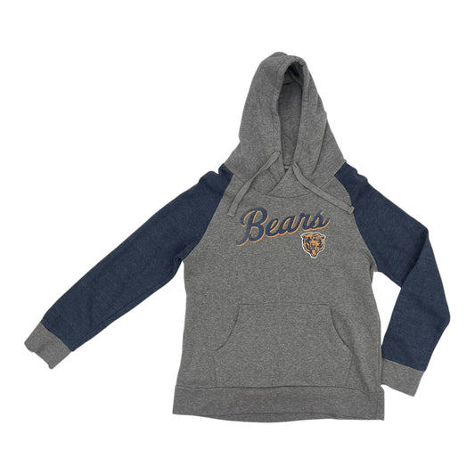 Athletic Top Ls Hoodie By Fanatics In Blue & Grey, Size:Xl