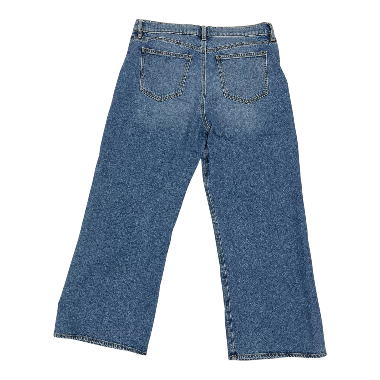 Jeans Wide Leg By Ann Taylor In Blue Denim, Size:12