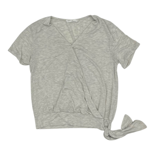 Top Ss By Clothes Mentor In Grey, Size:S