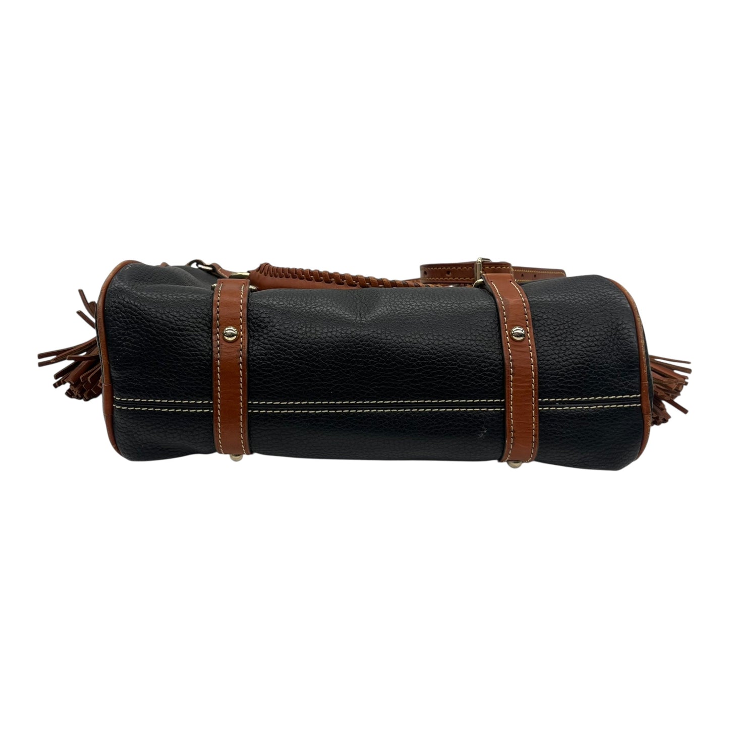 HANDBAG DESIGNER by DOONEY AND BOURKE In BLACK & BROWN, Size: MEDIUM
