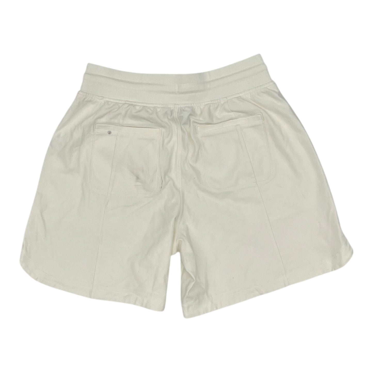Athletic Shorts By Athleta In Cream, Size:M