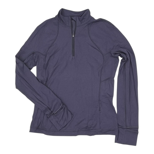 Athletic Top Ls Collar By Lululemon In Purple, Size:M