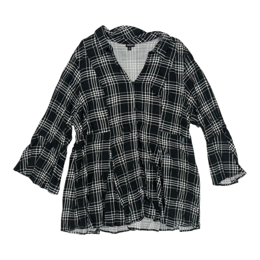 Top Ls By Torrid In Black & White, Size:4X