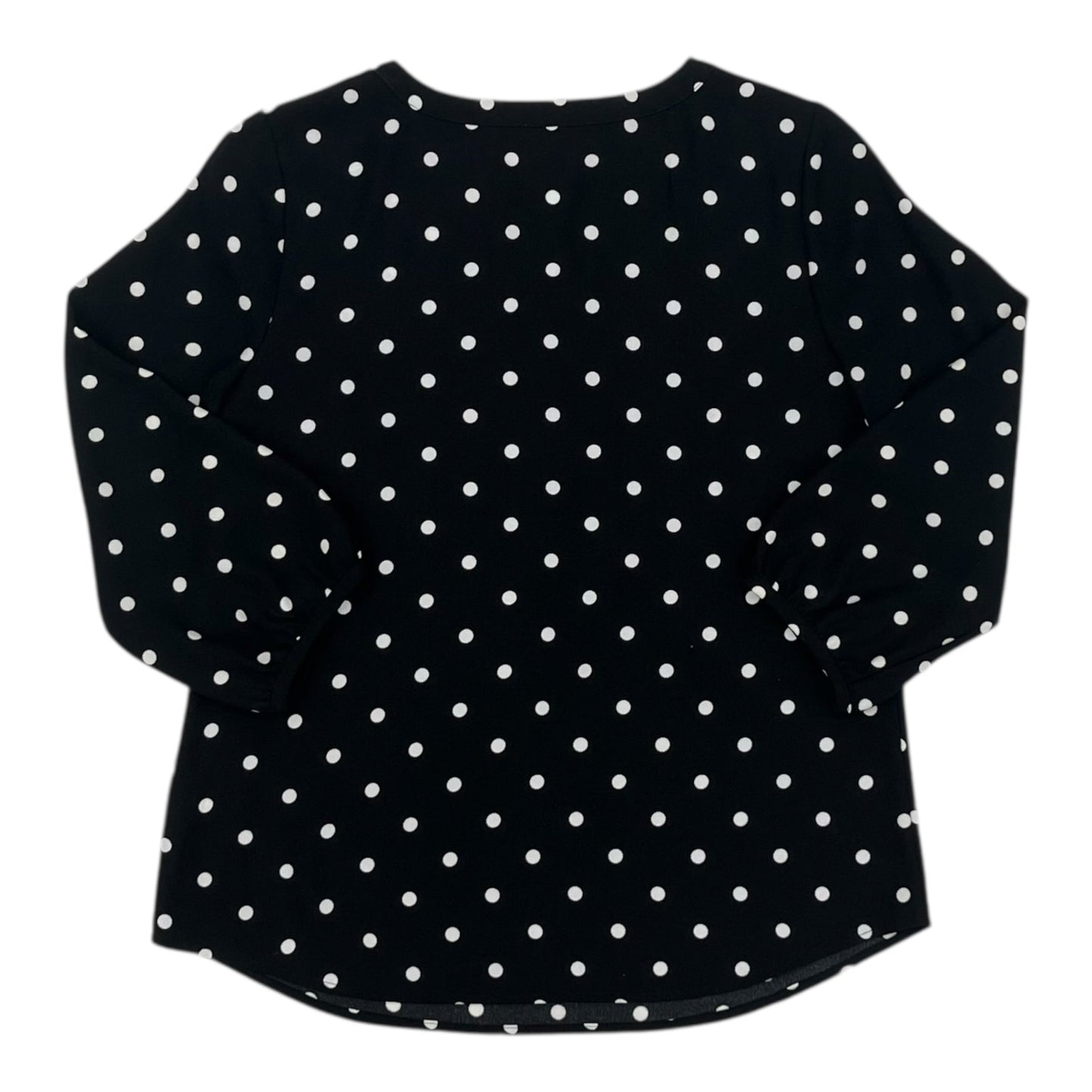 Blouse 3/4 Sleeve By Talbots In Polkadot Pattern, Size:Sp