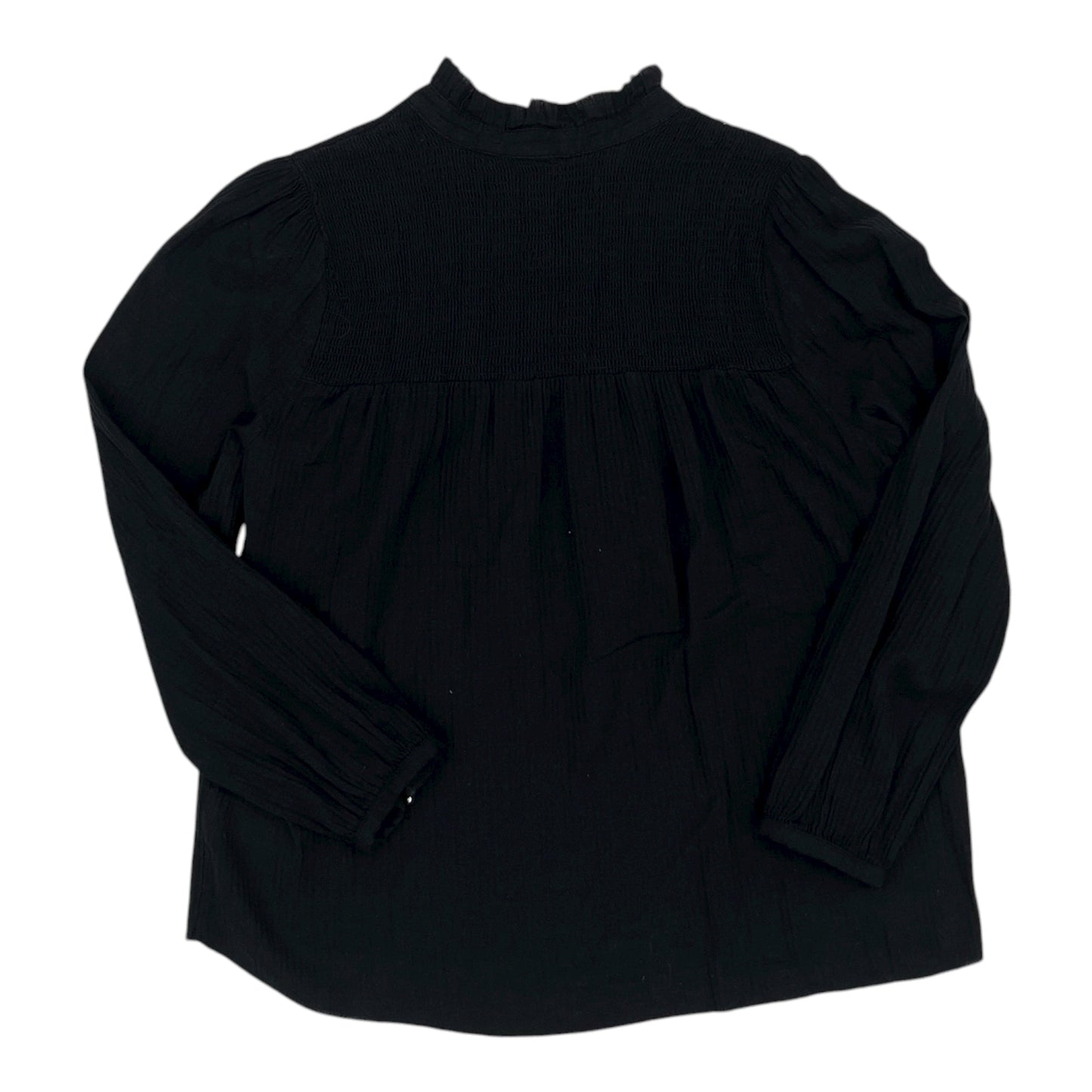 Blouse Ls By J. Crew In Black, Size:M
