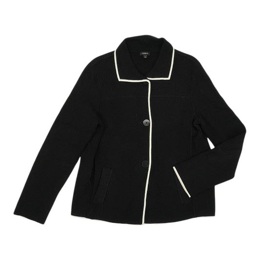 Sweater Cardigan By Talbots In Black, Size:L