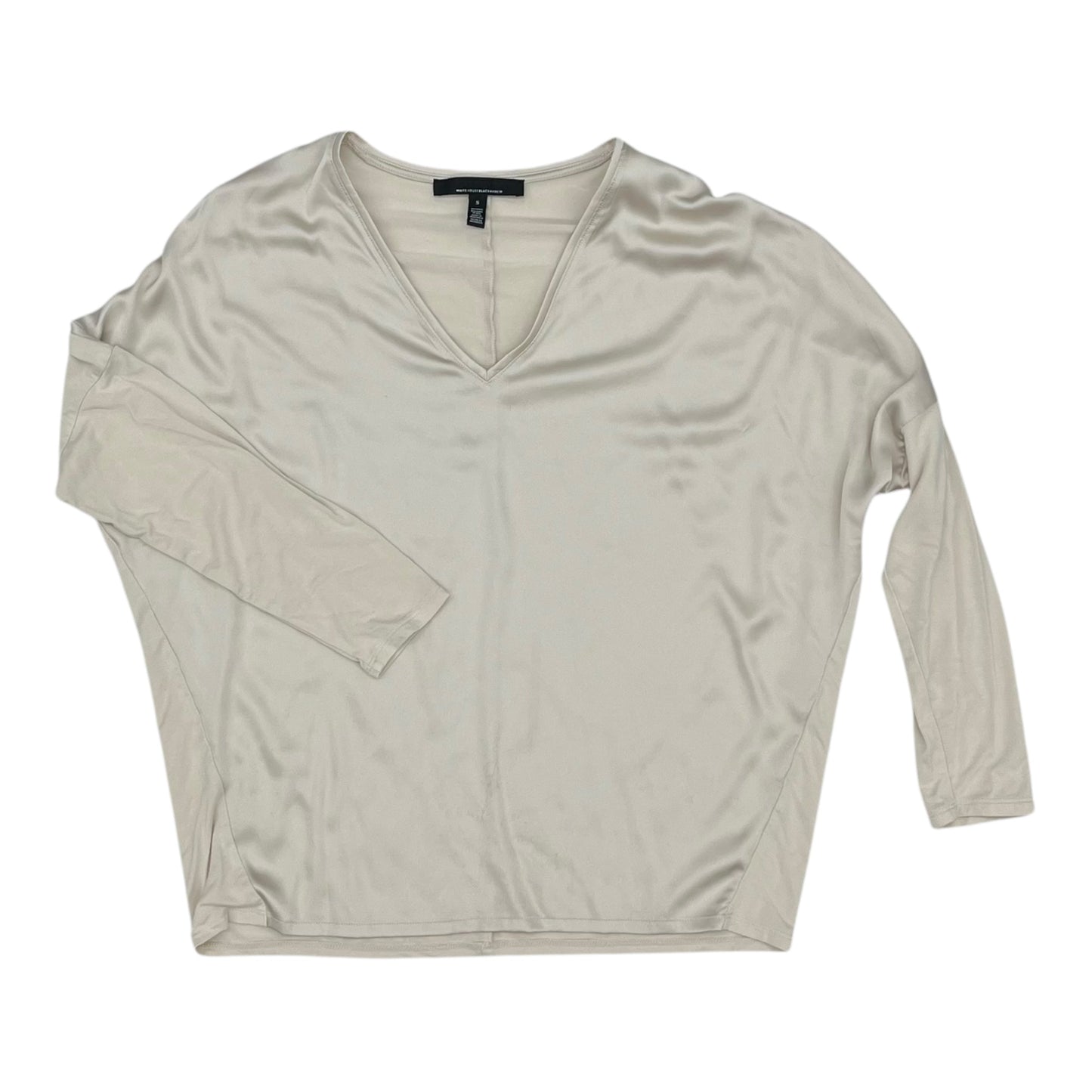 Blouse Ls By White House Black Market In Cream, Size:S