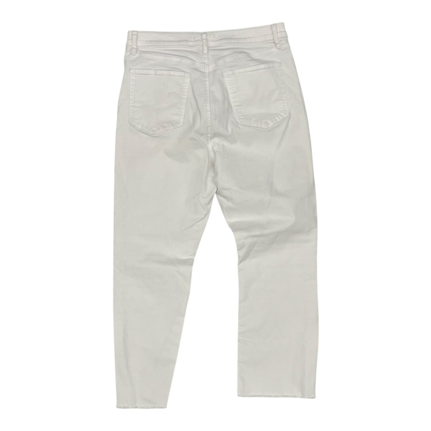 Jeans Cropped By Loft In White, Size:12