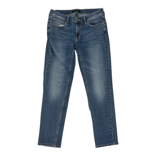 Jeans Straight By Banana Republic In Blue Denim, Size:4