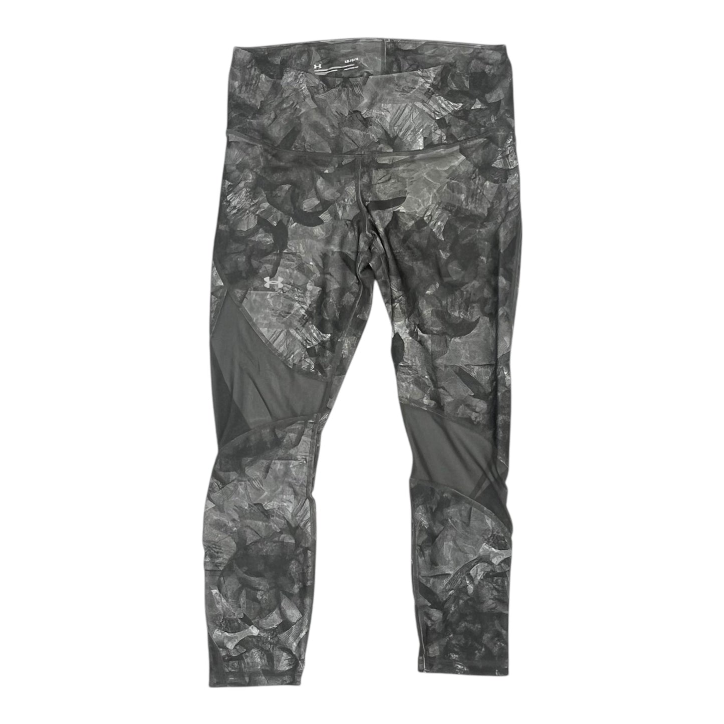 Athletic Leggings Capris By Under Armour In Green, Size:L