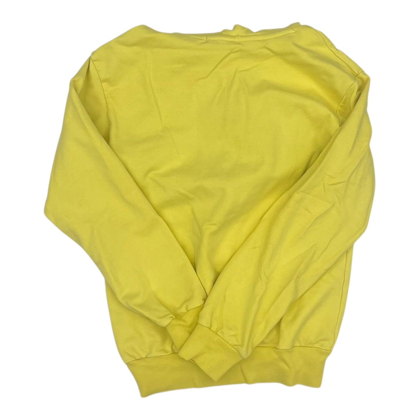 Sweatshirt Hoodie By Clothes Mentor In Yellow, Size:Xs